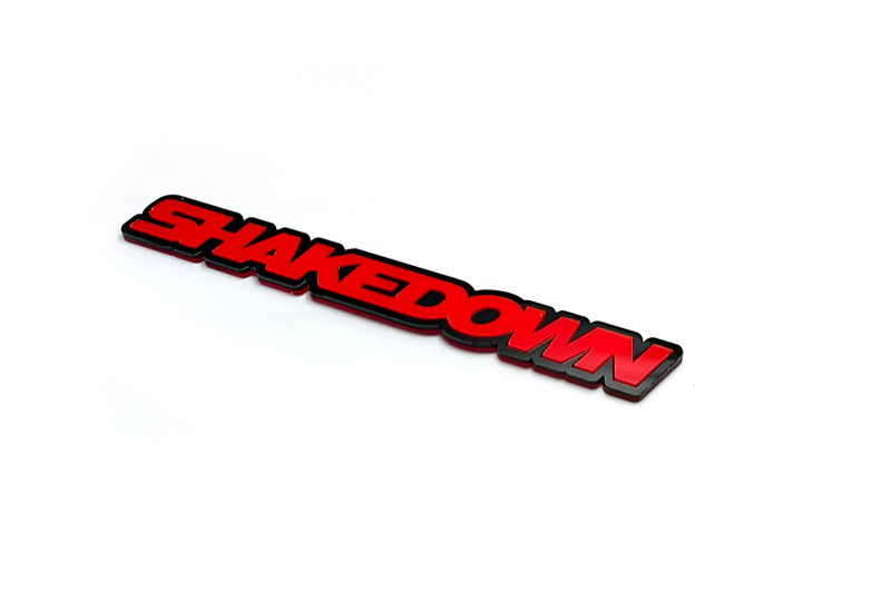 Dodge Challenger trunk rear emblem between tail lights with Shakedown logo