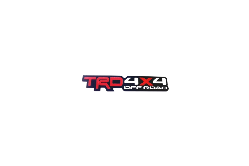 Toyota Emblem & Badges set with TRD 4x4 logo (Type 2)