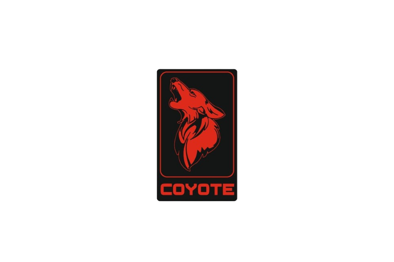 Ford Mustang Emblem & Badges set with Coyote logo (type 6)