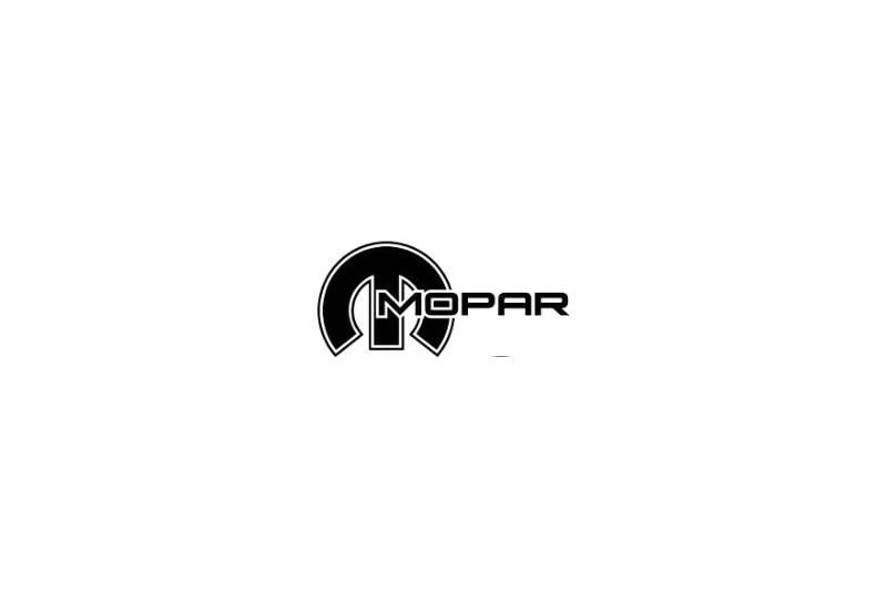 DODGE Radiator grille emblem with Mopar logo (type 9) Dodge emblems decoinfabric