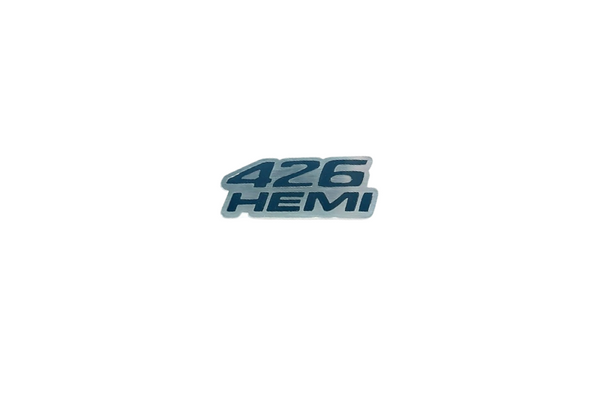 Chrysler 300C II Stainless Steel tailgate trunk rear emblem with 426 HEMI logo
