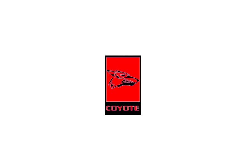 Ford Mustang Emblem & Badges set with Coyote logo (type 12)