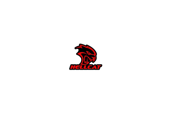 DODGE Radiator grille emblem with Hellcat logo | decoinfabric
