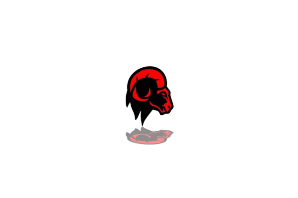 DODGE Radiator grille emblem with Ram Head logo