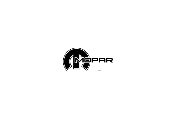 Chrysler Radiator grille emblem with Mopar logo (type 8)