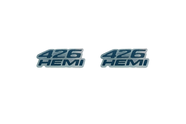 Chrysler 300C II Stainless Steel emblem for fenders with 426 HEMI logo