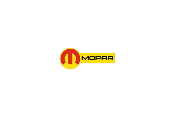 Chrysler Radiator grille emblem with Mopar logo (type 10)