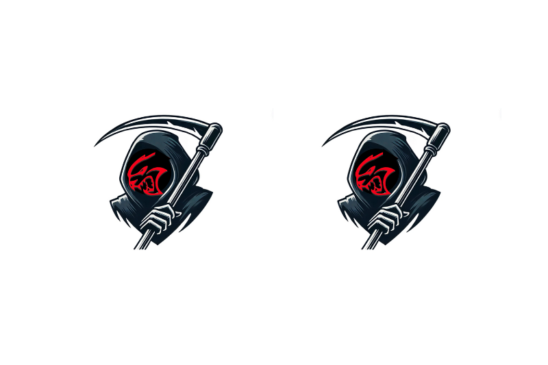Dodge Emblem & Badges set with Hellcat Grim Reaper logo Dodge emblems decoinfabric