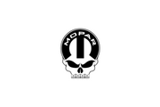 JEEP Radiator grille emblem with Mopar Skull logo (Type 8) Jeep emblems decoinfabric