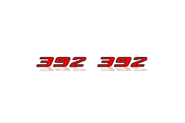 DODGE Challenger emblem for fenders with 392 logo (BIG SIZE)