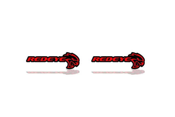 DODGE emblem for fenders with Redeye Hellcat logo - decoinfabric