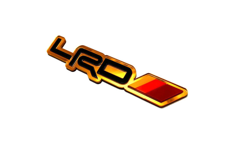 Lexus tailgate trunk rear emblem with LRD logo (type 1) Lexus emblems decoinfabric