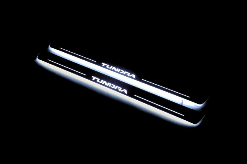 Toyota Tundra II 2007-2013 LED Car Door Sill With Logo Tundra