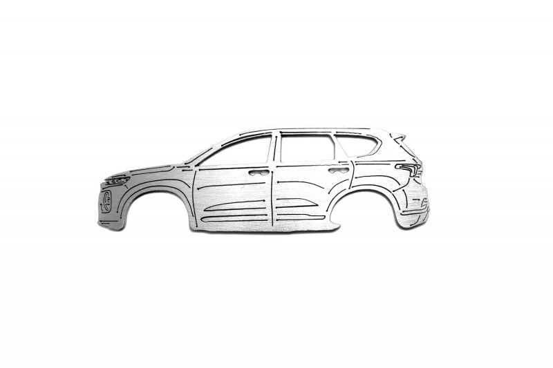 Keychain Bottle Opener for Hyundai SantaFe IV 2019-2024 Keychains opdesign