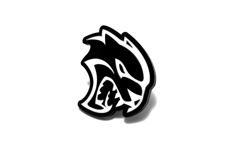 DODGE Radiator grille emblem with Hellcat logo (type 3) Dodge emblems decoinfabric