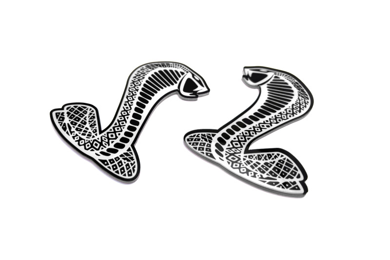 Ford emblem for fenders with Mustang Snake logo Ford emblems decoinfabric