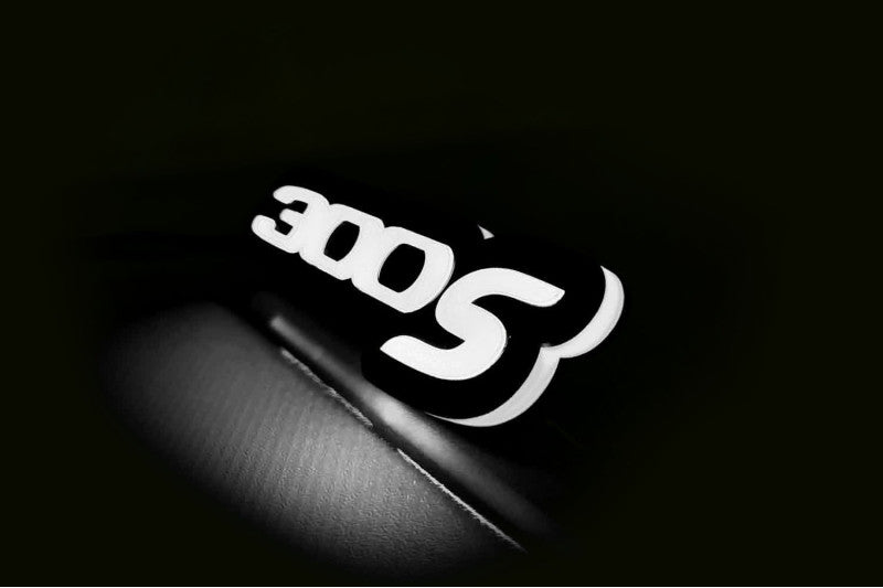 Chrysler Illuminated LED Radiator Grille Emblems and Badges with 300S (type 1) logo Chrysler Led Emblems decoinfabric