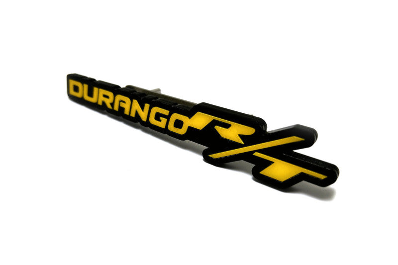 Dodge Radiator grille emblem with Durango R/T logo Dodge emblems decoinfabric