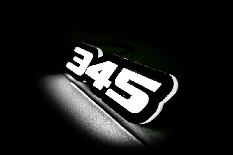 Chrysler Illuminated LED Radiator Grille Emblems and Badges with 345 (type 1) logo Chrysler Led Emblems decoinfabric