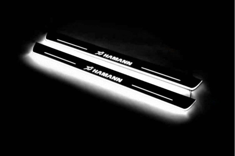 BMW X5 G05 2019+ Led Sill Plates With HAMANN Logo