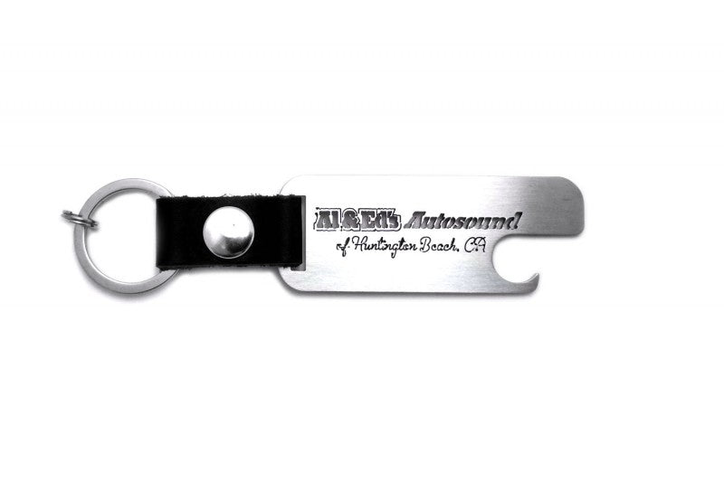 Keychain Bottle Opener with your logo or text - (type MIXT) Var. 1