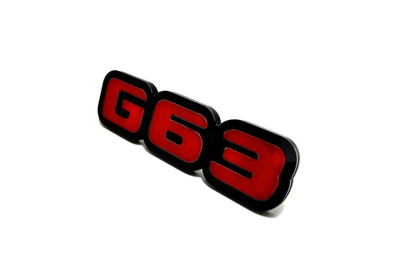 Mercedes G-Class Radiator grille emblem with G63 logo Mercedes emblems decoinfabric