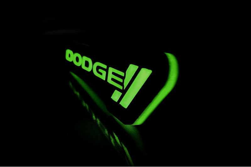 Dodge Illuminated LED Radiator Grille Emblems and Badges with Dodge (type 2) logo Dodge Led emblems decoinfabric