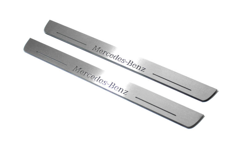 Mercedes CLS-Class II (C218) 2010-2018 Auto Door Sill Plates With Logo Mercedes-Benz