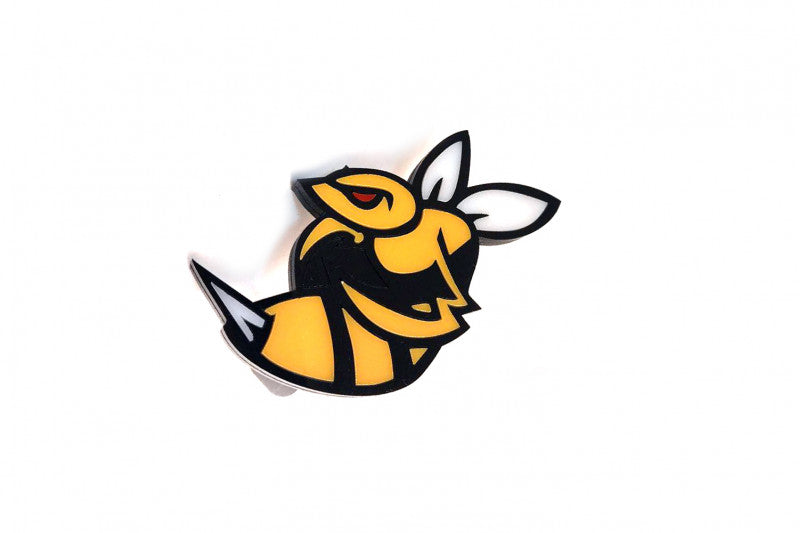 Dodge tailgate trunk rear emblem with Strong Bee logo - decoinfabric