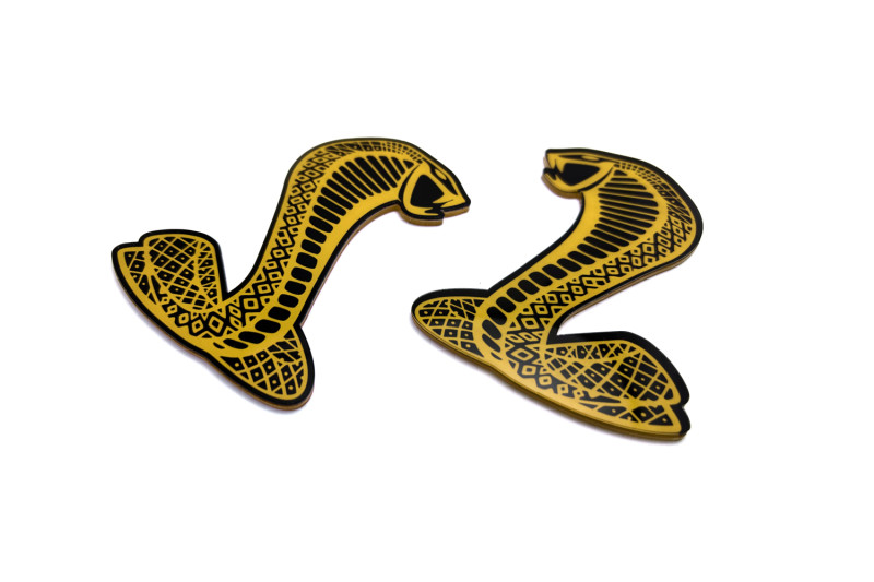 Ford Emblem & Badges set with Mustang Snake logo