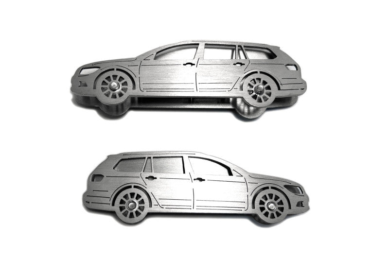 Volkswagen Passat B8 Universal (2015-2023) Floor Mat Emblem Set – Stainless Steel Badges Car Mats Badges Decoin