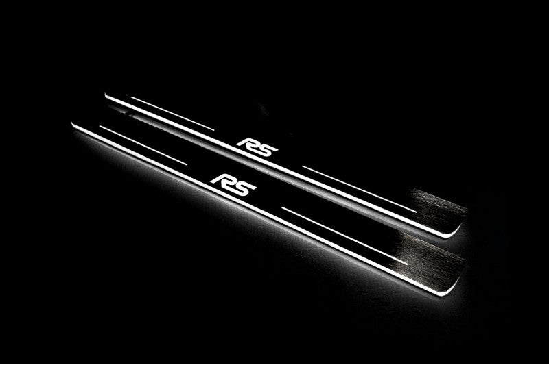 Ford Focus III 2011-2018 Led Door Sills With Logo RS