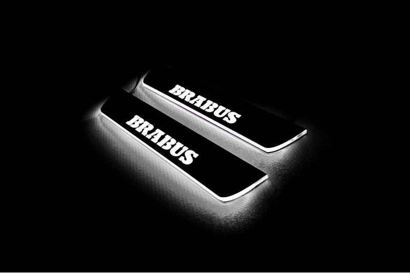 Mercedes S-Class W223 2020+ Auto Door Sill Plates With Logo Brabus