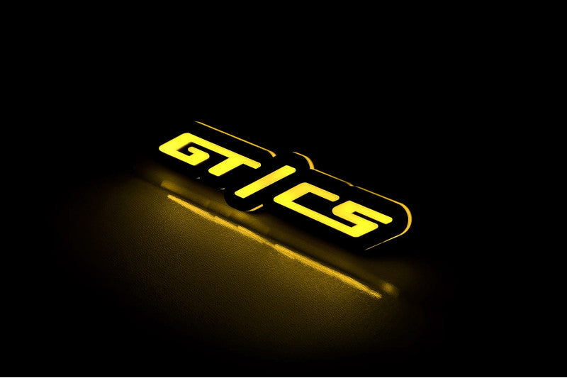 Ford Illuminated LED Radiator Grille Emblems and Badges with GT/CS logo Ford Led Emblems decoinfabric