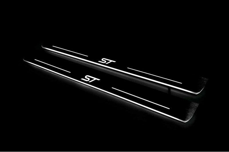 Ford Focus III 2011-2018 Door Sill Led Plate With Logo ST