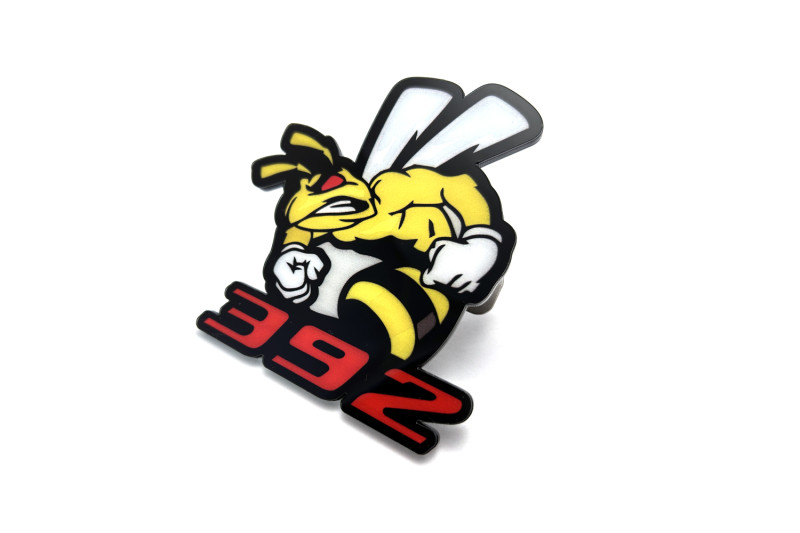 Dodge Challenger trunk rear emblem between tail lights with Strong Bee + 392 logo Dodge emblems decoinfabric