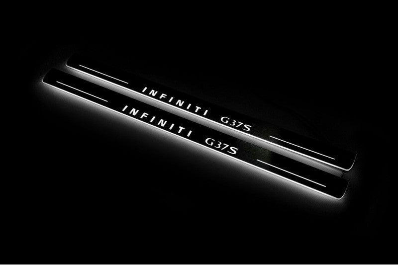 Infiniti G coupe 2008-2015 LED Door Sill With Logo Infiniti G37S