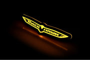 Jeep Illuminated LED Radiator Grille Emblems and Badges with Trackhawk (type 1) logo Jeep Led Emblems decoinfabric