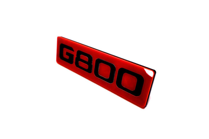 Mercedes G-Class Radiator grille emblem with G800 logo (type 2) Mercedes emblems decoinfabric