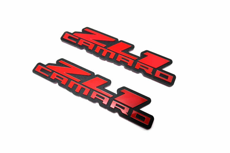 Chevrolet Camaro emblem for fenders with ZL1 Camaro logo Fender decoinfabric