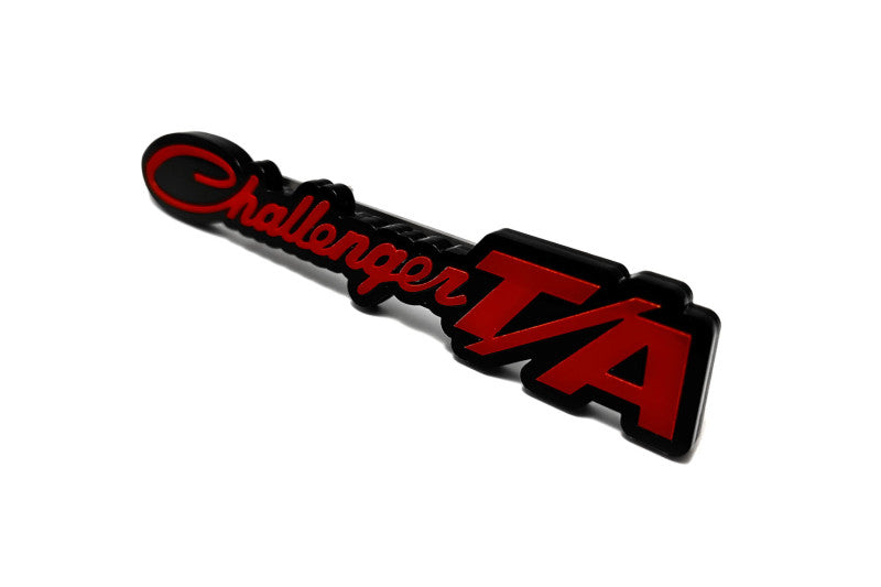 Dodge Radiator grille emblem with Challenger T/A logo Dodge emblems decoinfabric