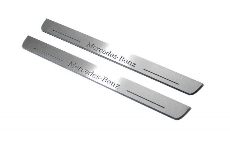 Mercedes GLA X156 2013+ Auto Door Sill Plates With Logo Mercedes-Benz