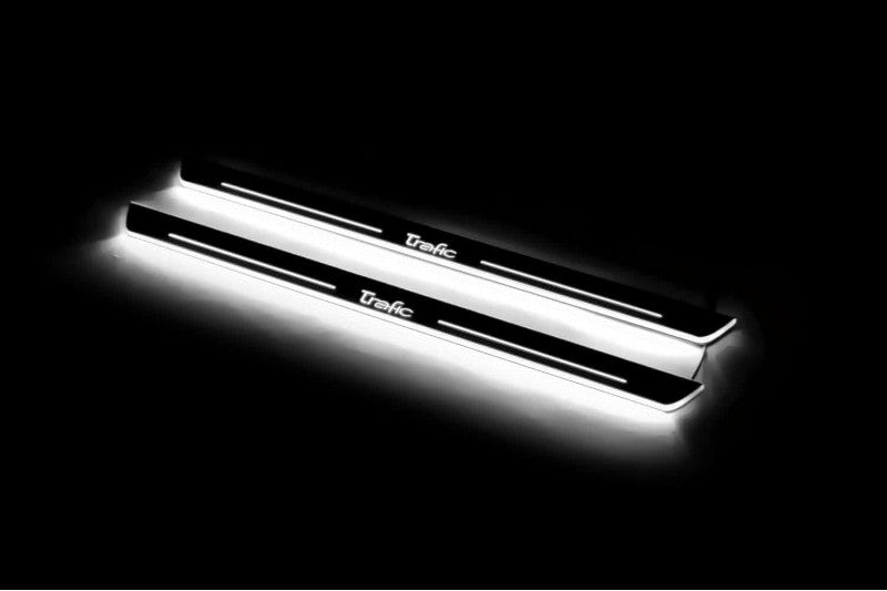 Renault Trafic II 2001-2014 LED Door Sills PRO With Logo Trafic