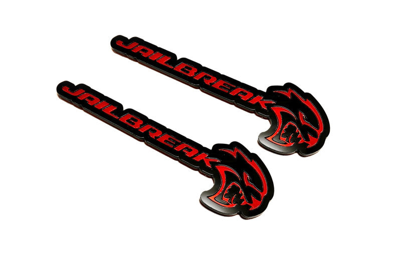 DODGE emblem for fenders with Jailbreak + Hellcat logo
