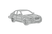 Car Keychain for BMW 3 E46 1997-2006 (type 3D) Keychains opdesign