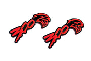 Chrysler emblem for fenders with 300 + Hellcat logo (type 2) Chrysler emblems decoinfabric