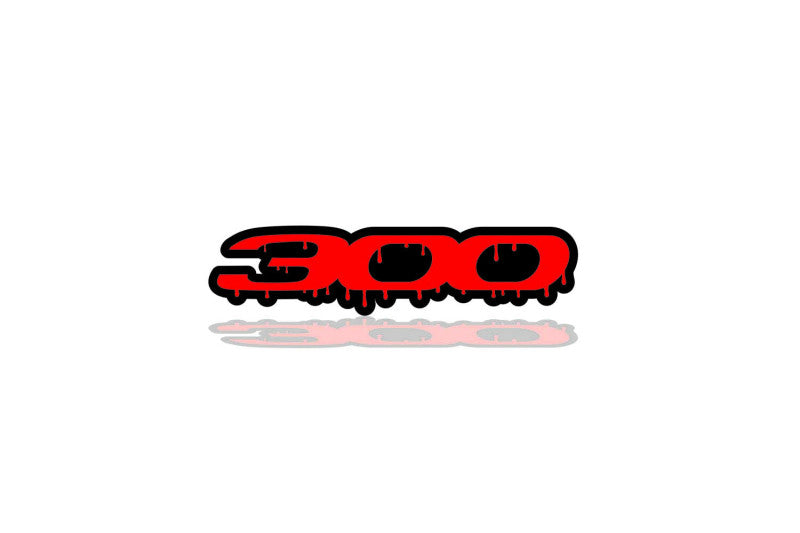 Chrysler Radiator grille emblem with 300 blood (type 1) logo Chrysler emblems decoinfabric