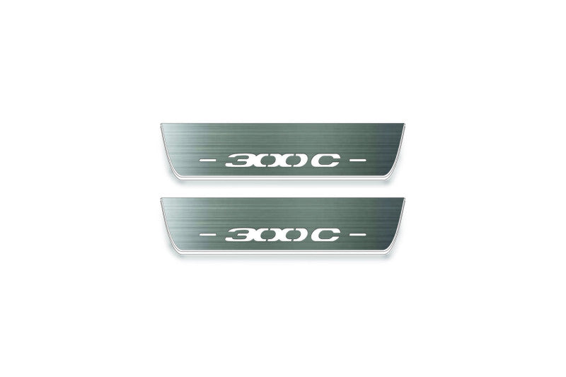Chrysler 300C II 2011+ Auto Door Sills With Logo 300C