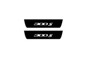 Chrysler 300C II 2011+ Led Door Sill Pro With Logo 300S (Premium Painting) Chrysler Led Door Sills PRO opdesign