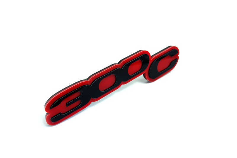 Chrysler 300C II radiator grille emblem with 300C II logo (Type 3) Chrysler emblems decoinfabric